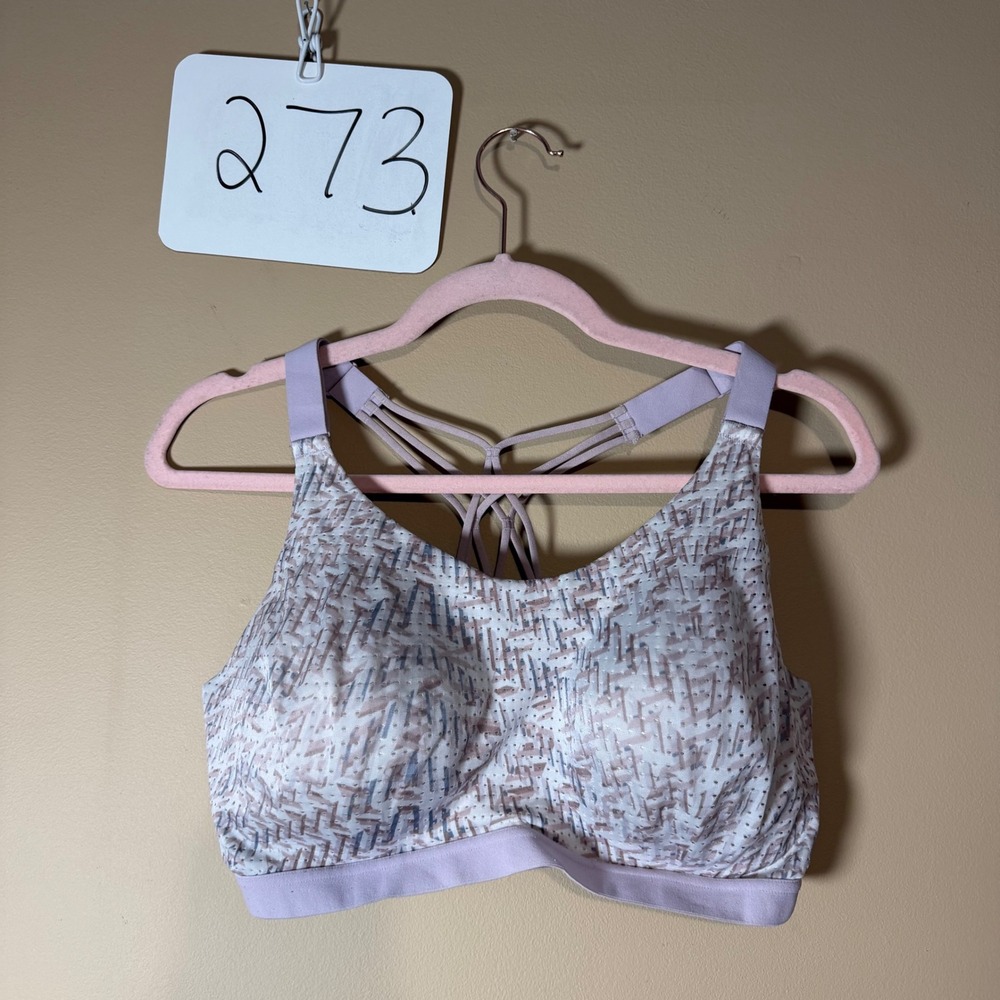 Victoria Sport Victoria's Secret Lightweight Strappy Sports Bra 36DD Lavender
